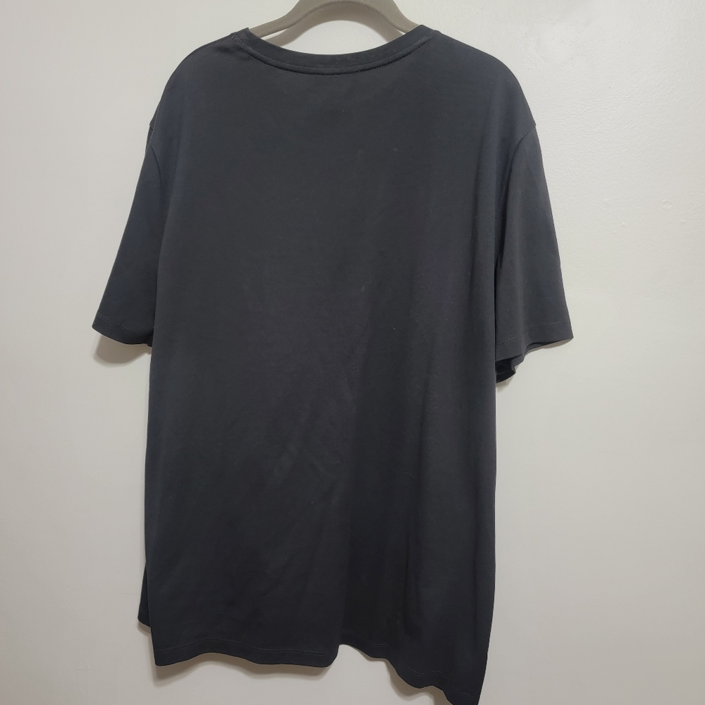 NWT Vince Men's Distressed Crew Neck Short Sleeve Tee Black Size Extra Large - Picture 7 of 8